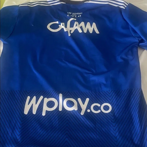 Blue soccer Sports Shirt - Picture 5 of 6